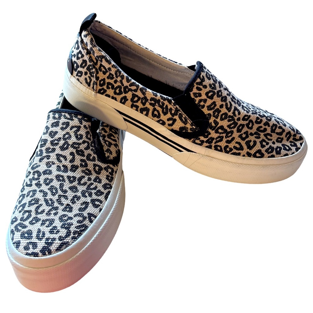 Sperry Animal Print Slip-On Sneakers